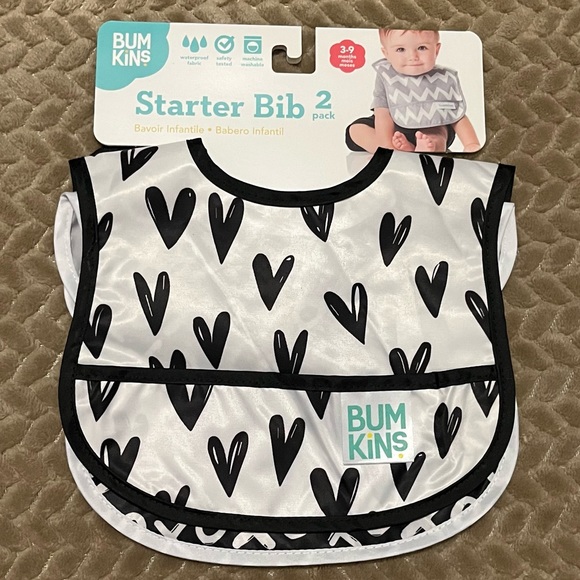 NWT. Bumpkins Starter Bib 2 pack - Picture 4 of 7